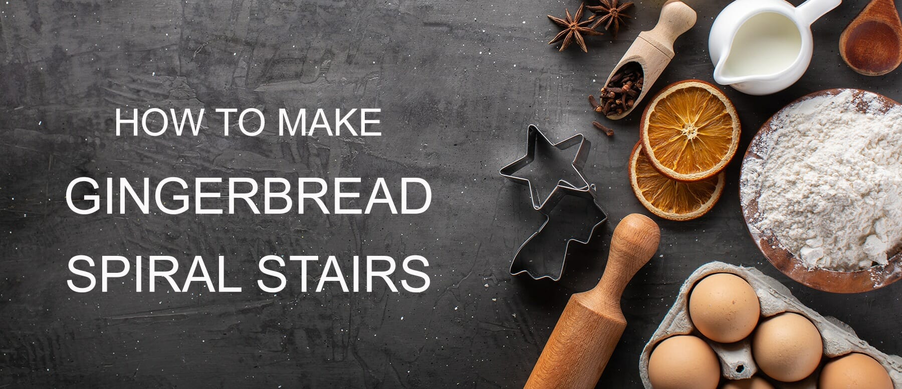 how to make gingerbread spiral stairs