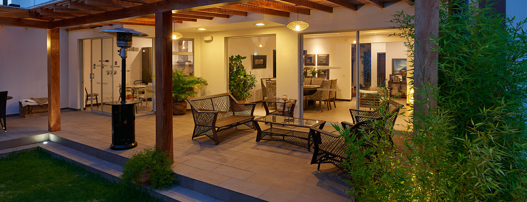 outdoor living space