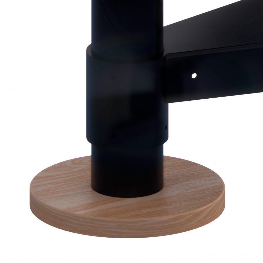 CENTER POLE HICKORY PLATE COVER