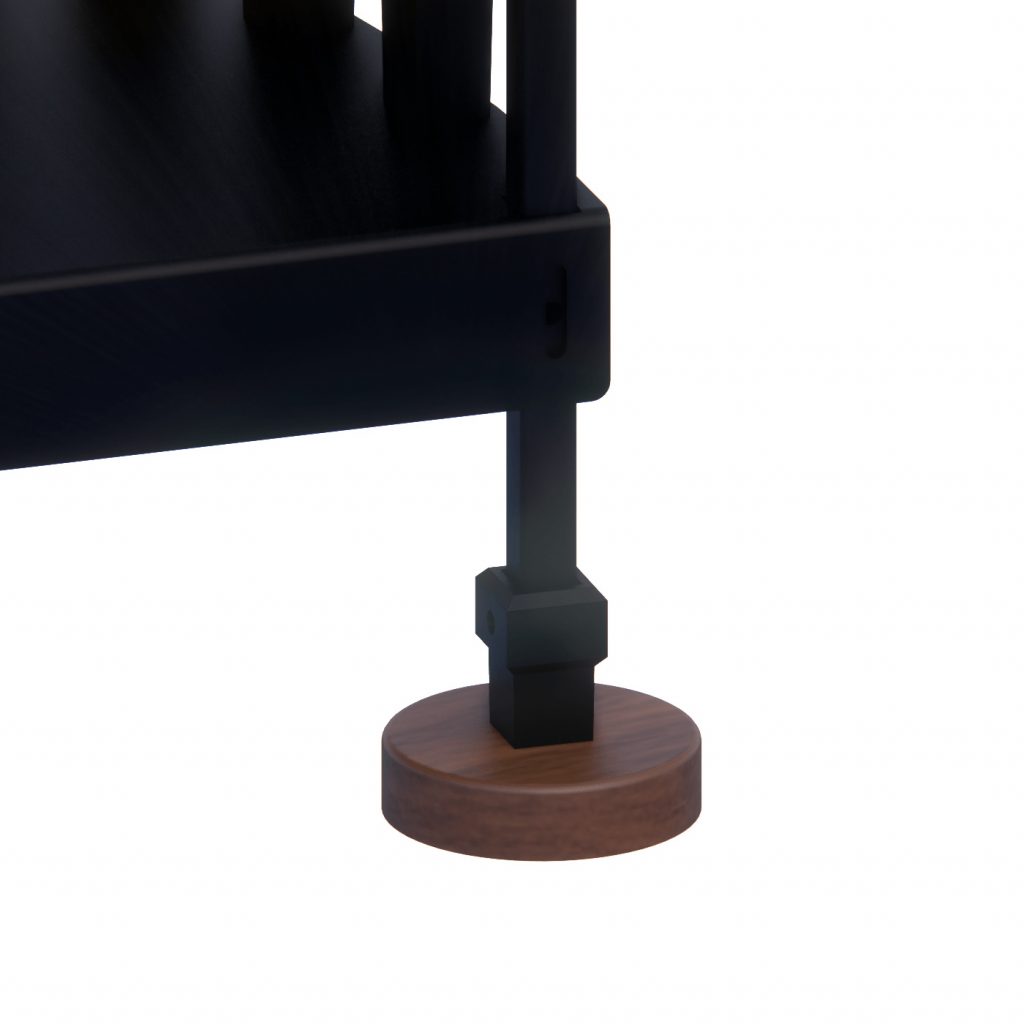 STARTER POST WALNUT PLATE COVER