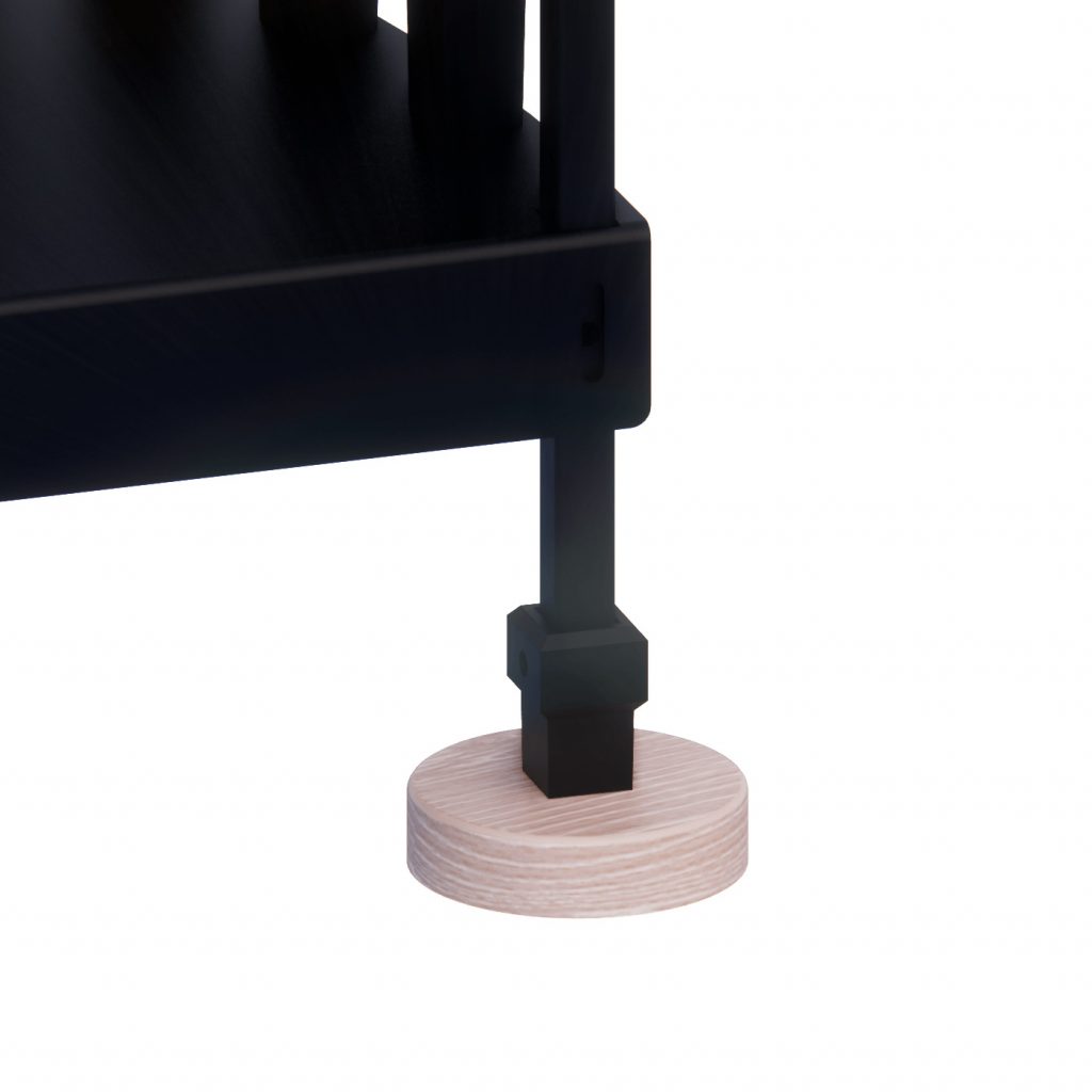 STARTER POST WHITE OAK PLATE COVER